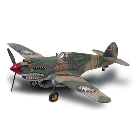 Revell Plastic ModelKit MONOGRAM letadlo 5209 - P-40B Tiger Shark (1:48)