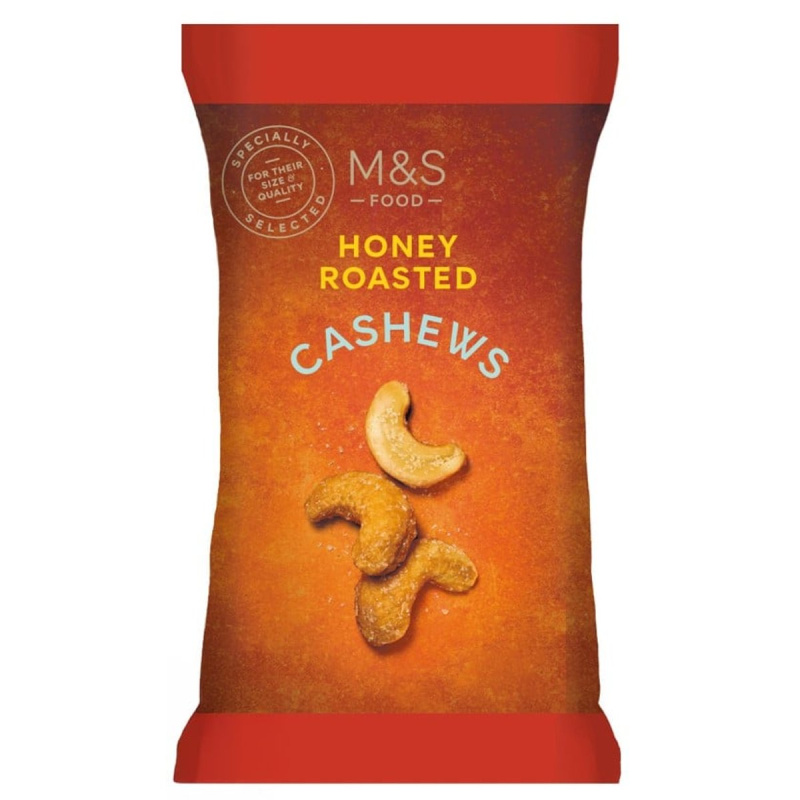 Marks & Spencer Pražená jádra kešu ořechů s medem