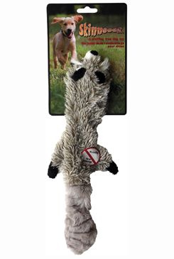 Hračka pes Mýval pískací Skinneeez 61 cm