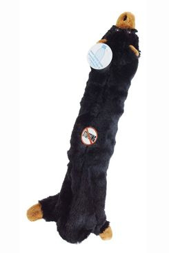 Hračka pes Medvěd s plast. lahví Skinneeez 55 cm