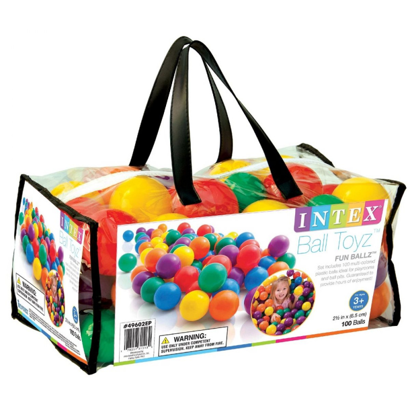 Intex 49602 Míčky do bazénu 6,5 cm 100 ks