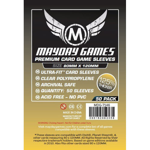 Obaly na karty 80 x 120 mm pro Dixit (Mayday Premium)