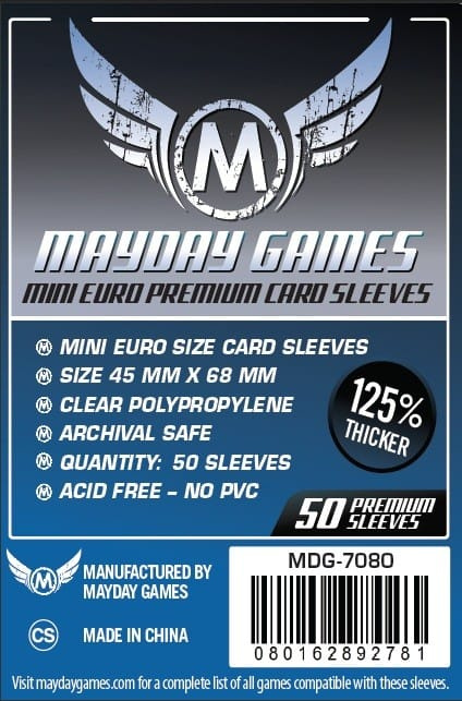 Obaly na karty 45 x 68 mm (Mayday Premium Card)