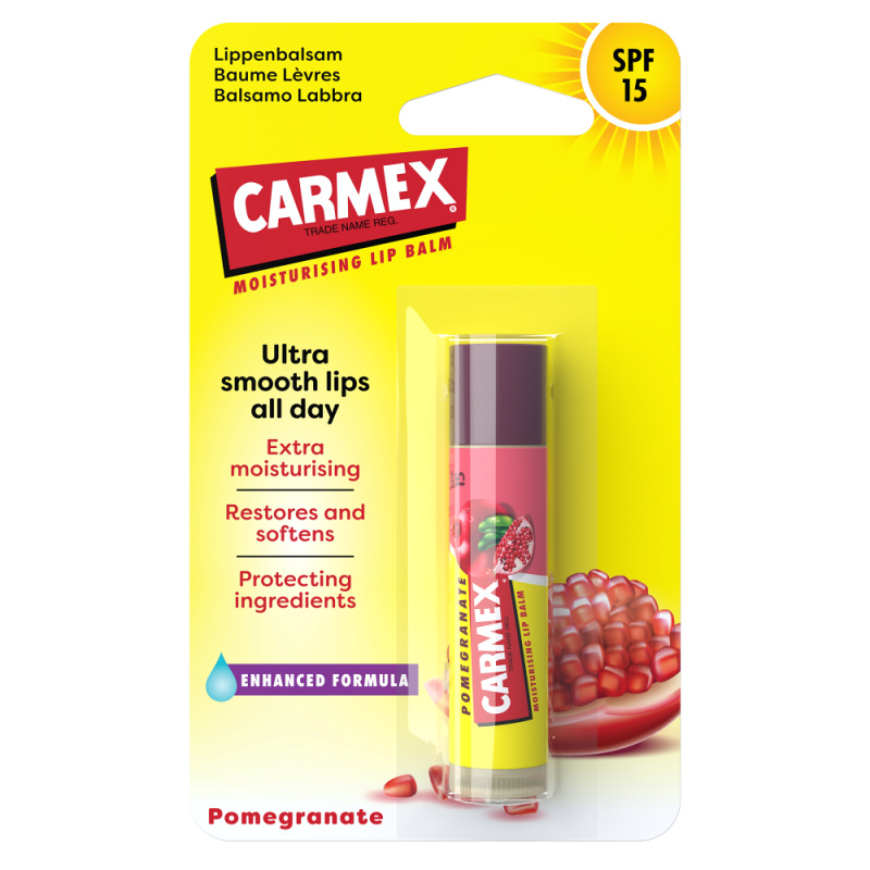 CARMEX Balzám na rty ultra hydratační SPF 15 Granátové jablko 4,25 g