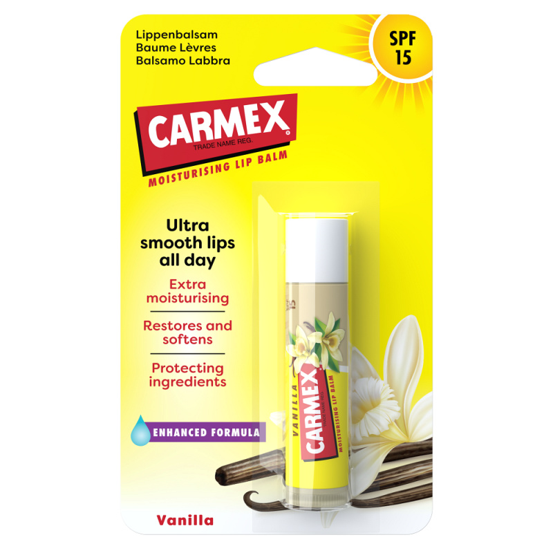 CARMEX Balzám na rty ultra hydratační SPF 15 Vanilka 4,25 g