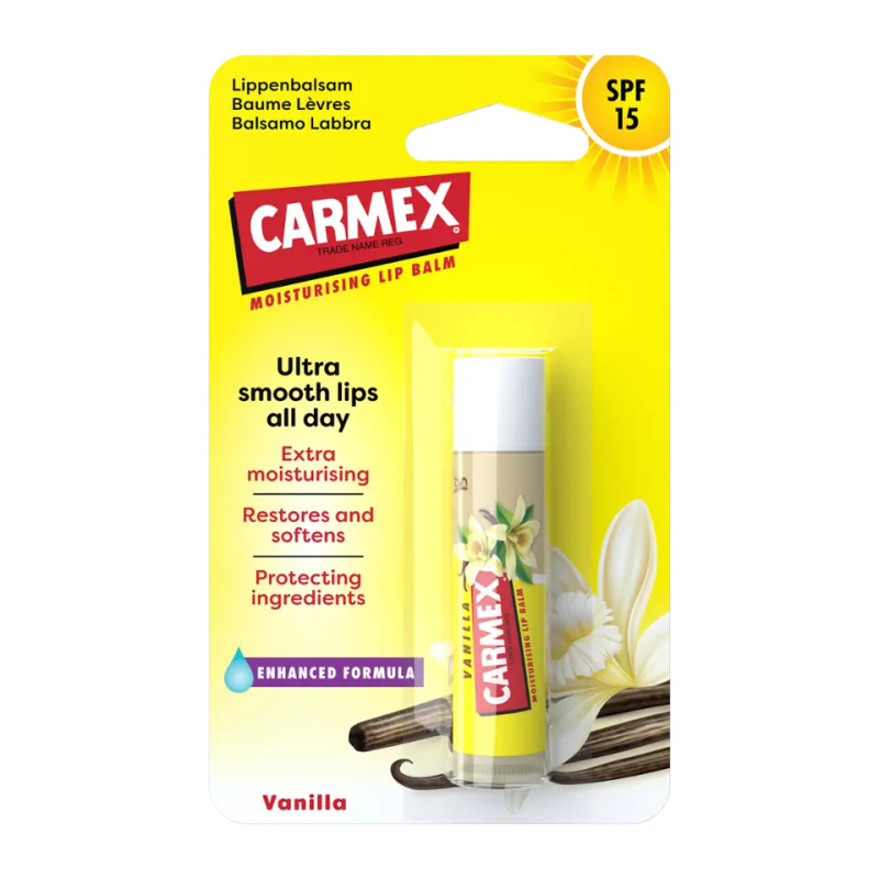 CARMEX Balzám na rty ultra hydratační SPF 15 Vanilka 4,25 g