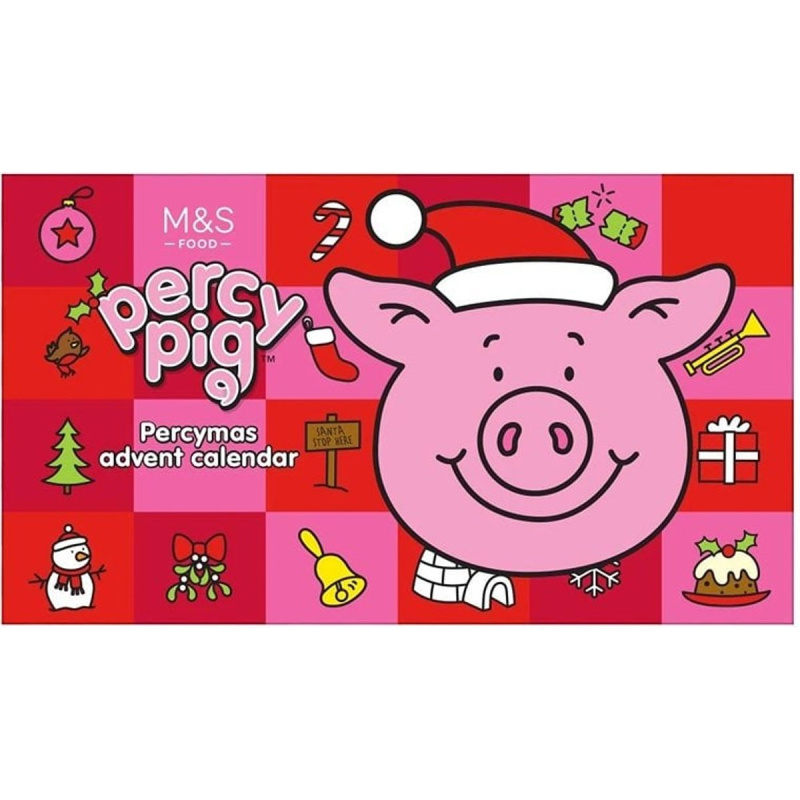 Marks & Spencer Adventní kalendář mléčný s bonbóny Percy Pig™