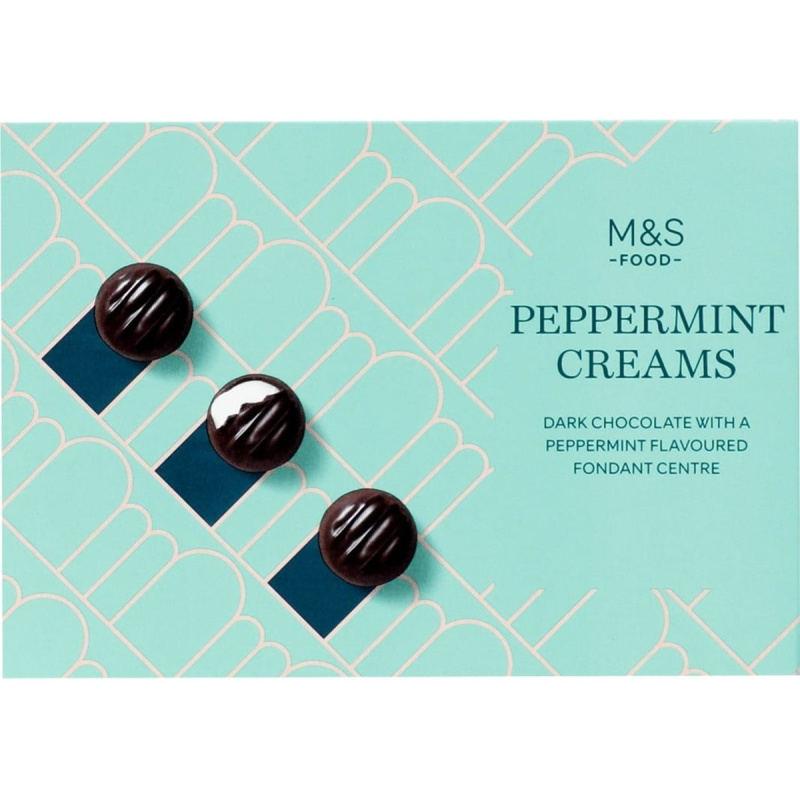 Marks & Spencer Pralinky z hořké čokolády s mátovou náplní