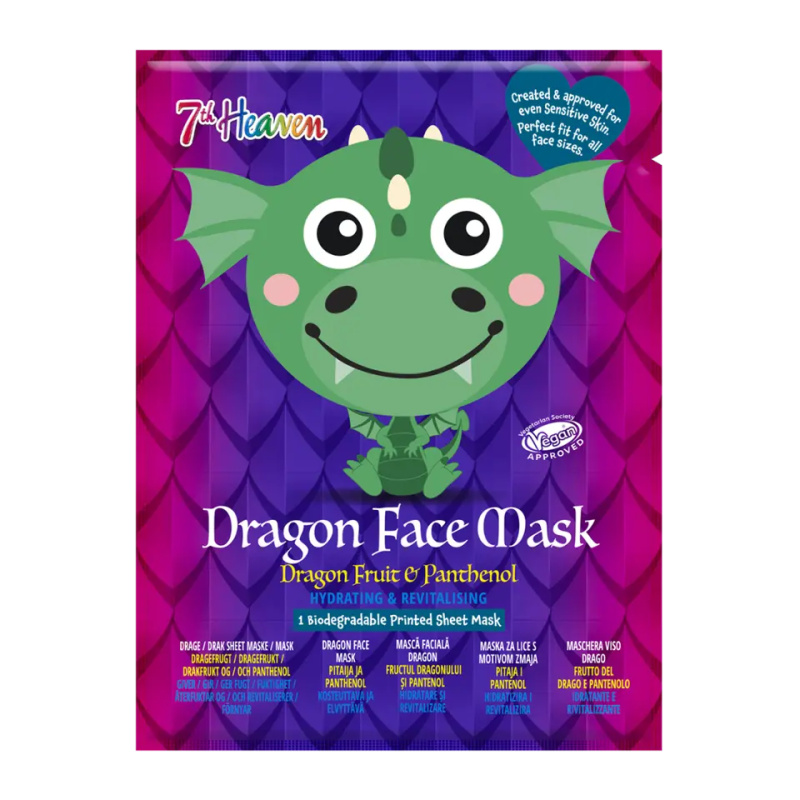 7th Heaven Pleťová maska pro děti Dragon
