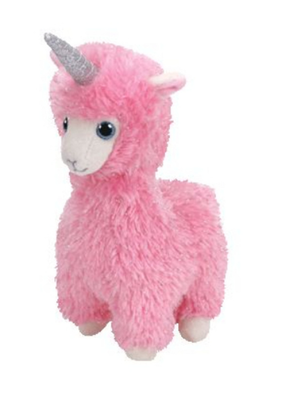 Beanie Babies Růžová lama