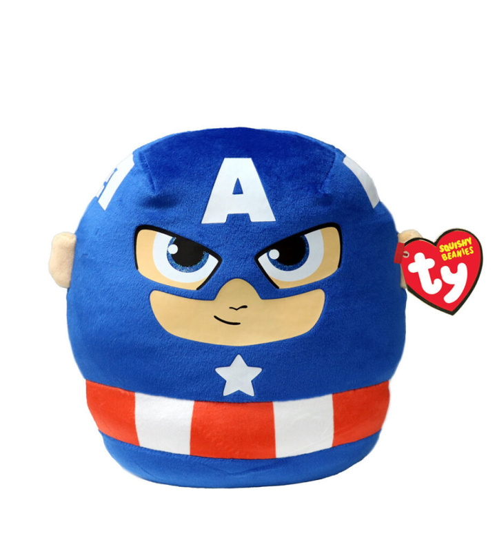 Ty Squishy Beanies Marvel CAPTAIN AMERICA 22 cm