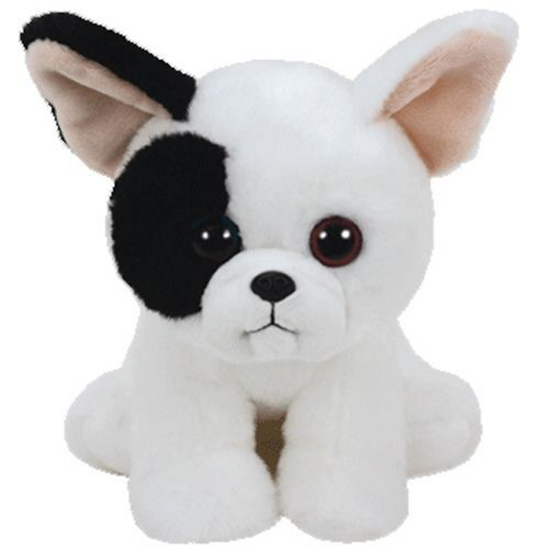 Beanie Babies Marcel bílý pes 15 cm