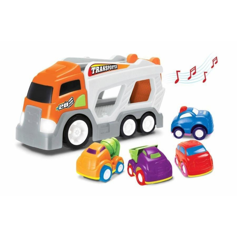 Tahač s auty set 40 cm