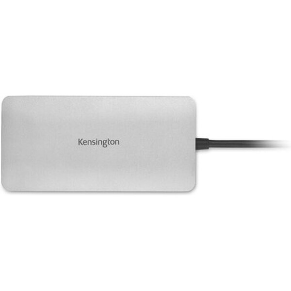 Kensington USB-C 8v1 mobilní dokovací stanice Stříbrná