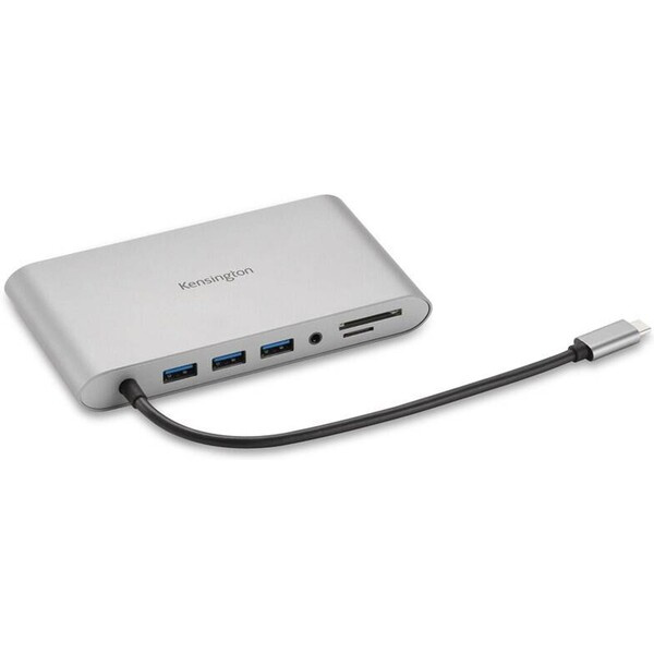 Kensington USB-C mobilní dokovací stanice Stříbrná