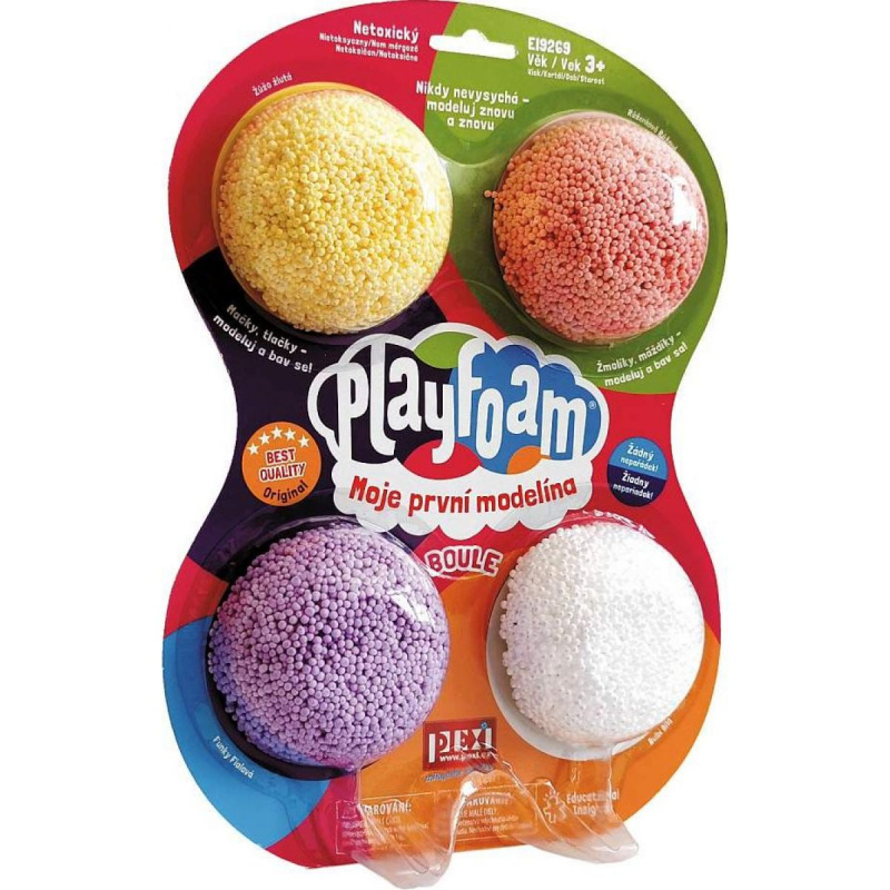 PlayFoam® Modelína/Plastelína kuličková 4 barvy