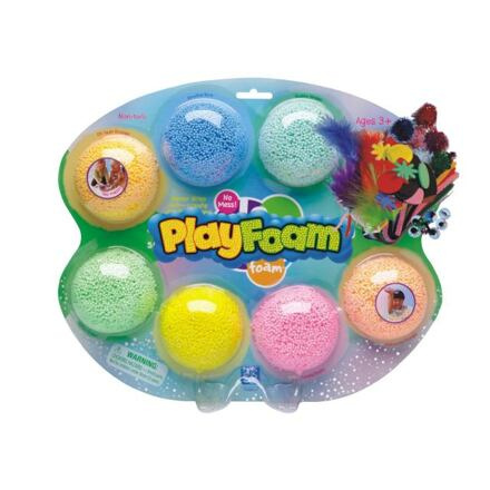 PlayFoam® Modelína/Plastelína kuličková s doplňky 7 barev