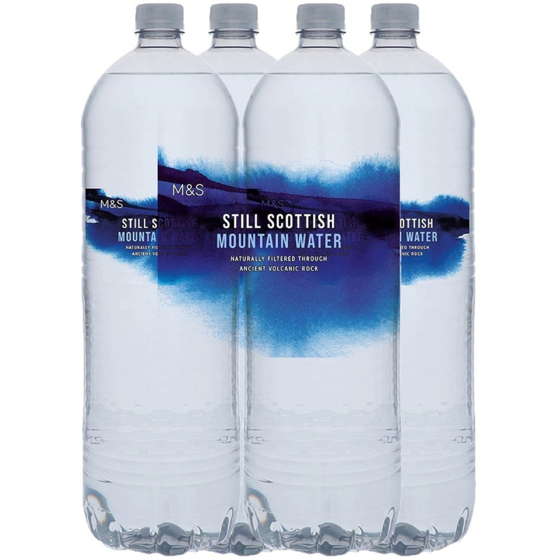 Marks & Spencer Skotská neperlivá horská voda (4×2 l)