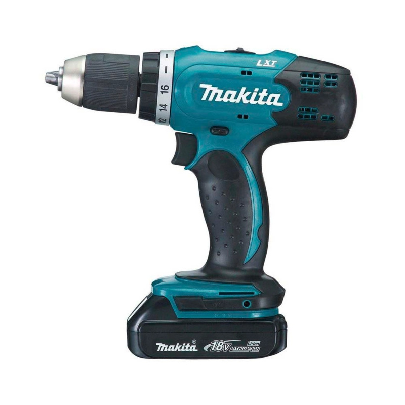 Makita Aku vrtací šroubovák DDF453SYE 18 V Li-Ion vč. 2 aku a kufru