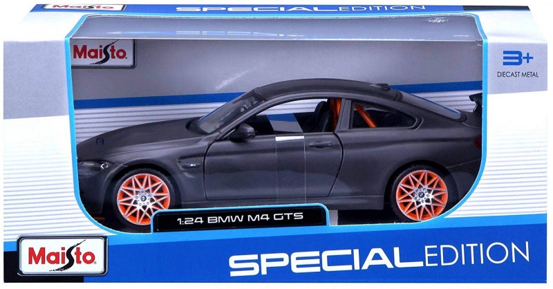 Maisto BMW M4 GTS šedé 1:24