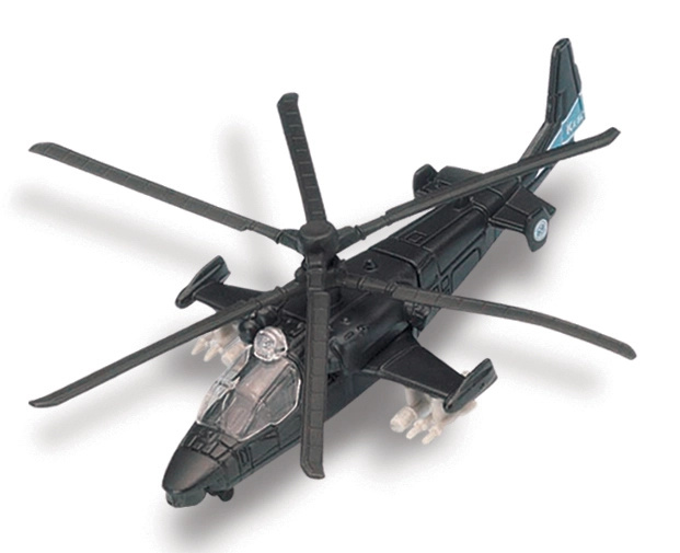Maisto - Fresh Metal Tailwinds - letadla, KA-52 Alligator, matně černá