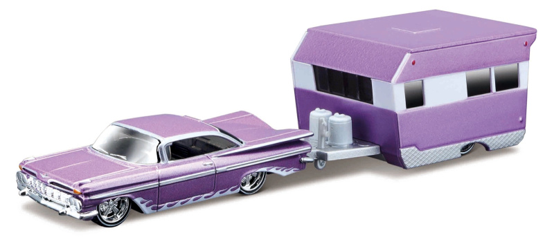 Maisto -  Chevrolet Impala Alameda Trailer, 1959, 1:64