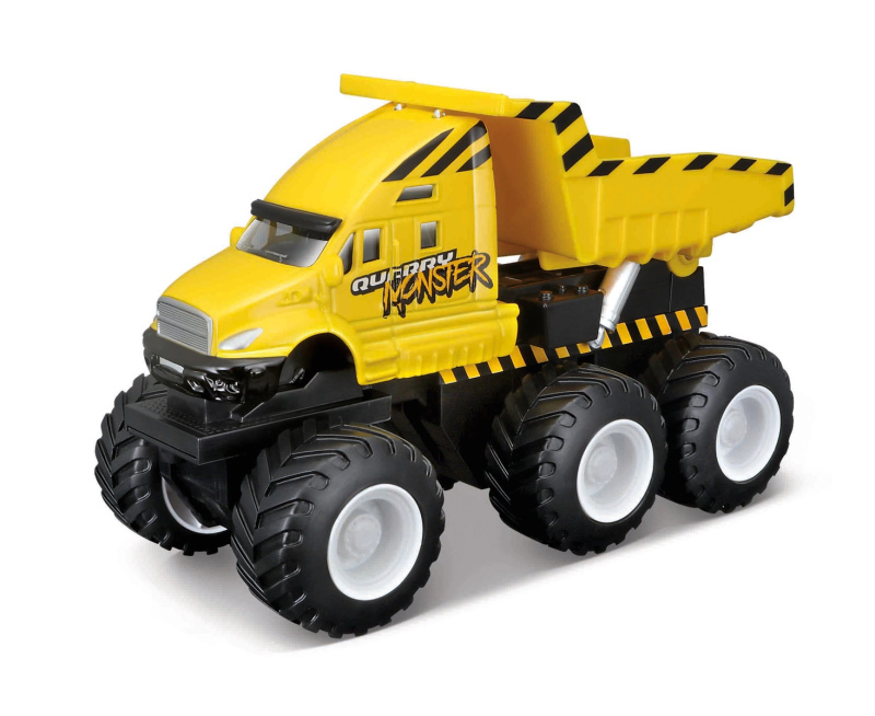 Maisto Builder Zone Quarry monsters užitkové vozy - sklápěcí vůz