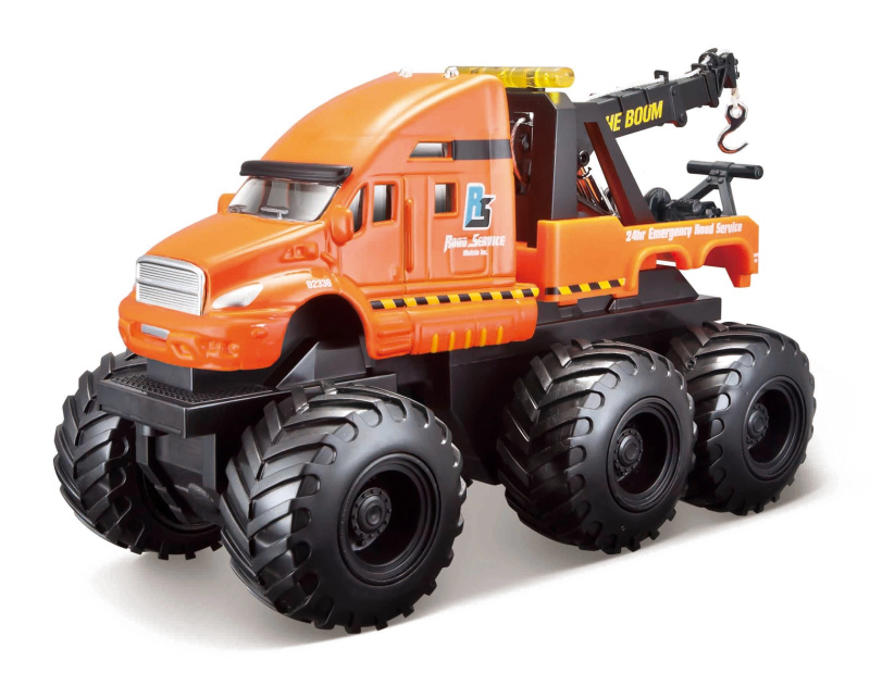 Maisto Builder Zone Quarry monsters užitkové vozy - odtahový vůz