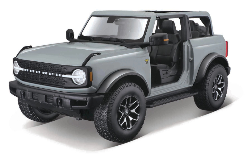 Maisto Bronco Ford Badlands 2021 Šedý 1:18