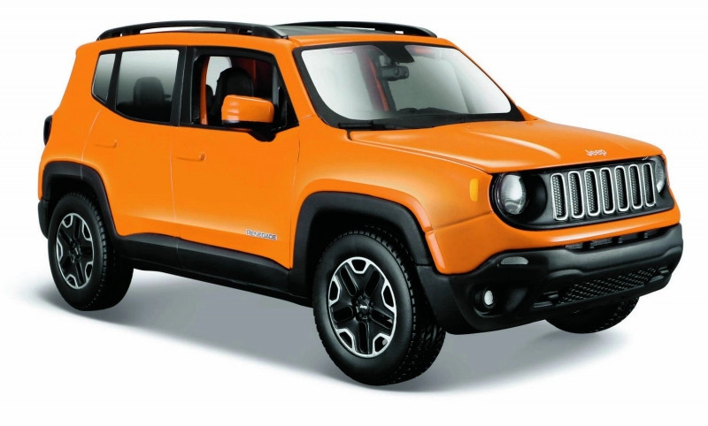 Maisto Kit Jeep Renegade model ke skládání oranžová 1:24
