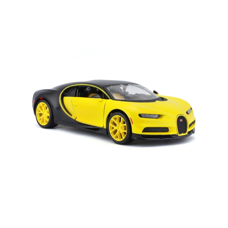 Maisto Bugatti Chiron žlutá/černá 1:24