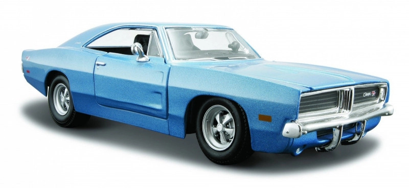 Maisto MA-31256B Dodge Charger R/T 1969 metalíza modrá 1:25
