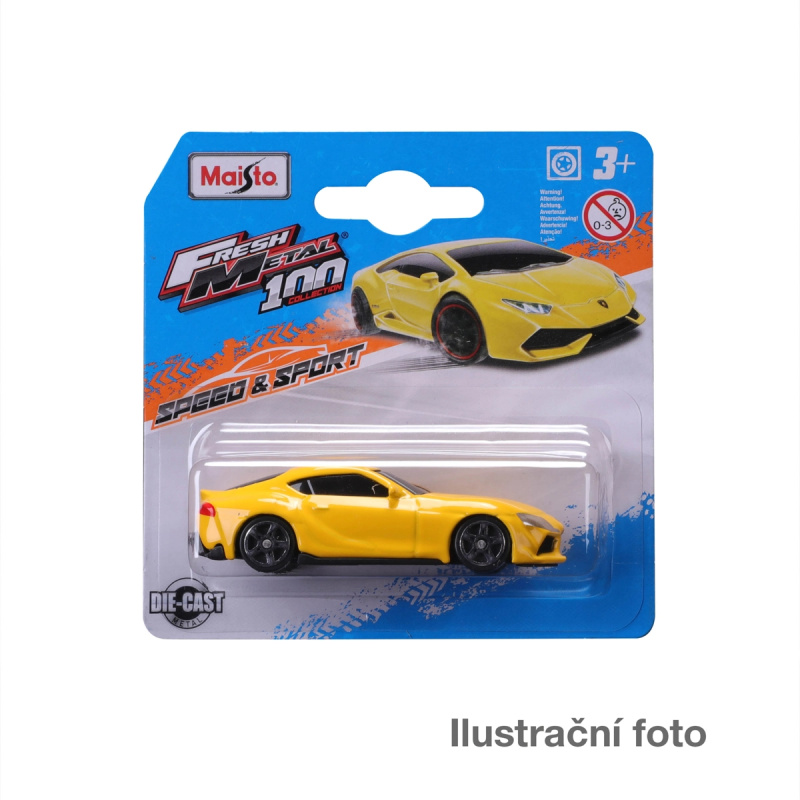 Maisto Fresh Metal 100 kovové vozidlo 3" v blistru assort