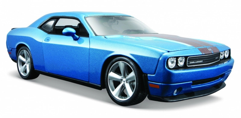 Maisto 2008 Dodge Challenger SRT8 metal modrá 1:24
