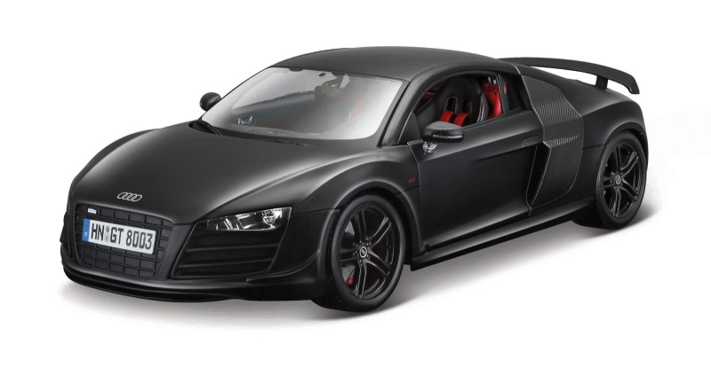 Maisto Audi R8 GT, matně černá, 1:18