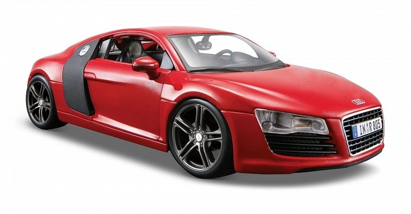 Maisto Audi R8 V10 Plus červená 1:24