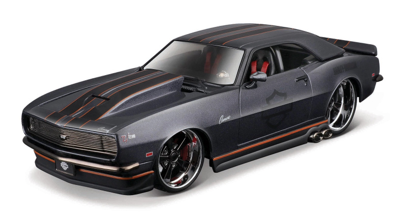 Maisto - Harley-Davidson Custom, 1968 Chevrolet Camaro Z/28 , 1:24