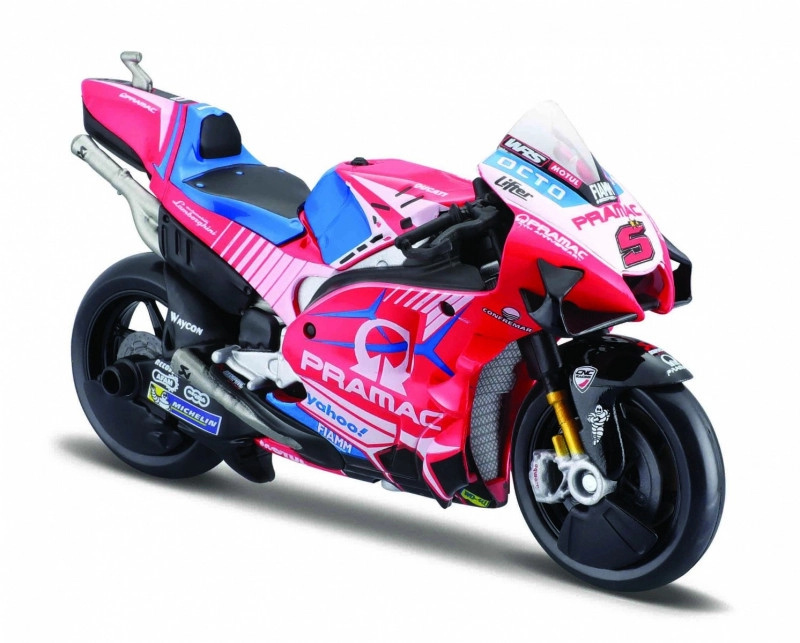 Maisto Ducati Desmosedici GP 2022 5 Pramac racing Johann Zarco 1:18