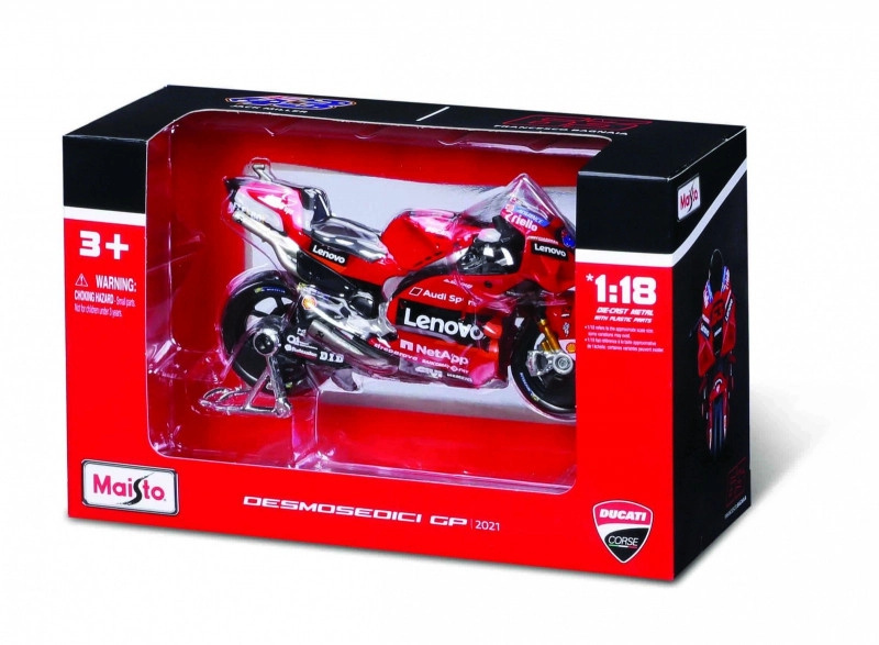 Maisto -  Ducati Lenovo team 2022, (#43 Jack Miller), 1:18