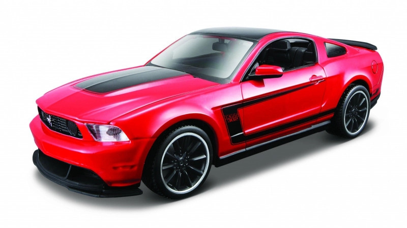 Maisto Kit Ford Mustang Boss 302 červená 1:24