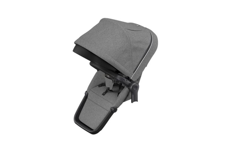THULE Sleek Sibling Seat - Grey Melange on Black