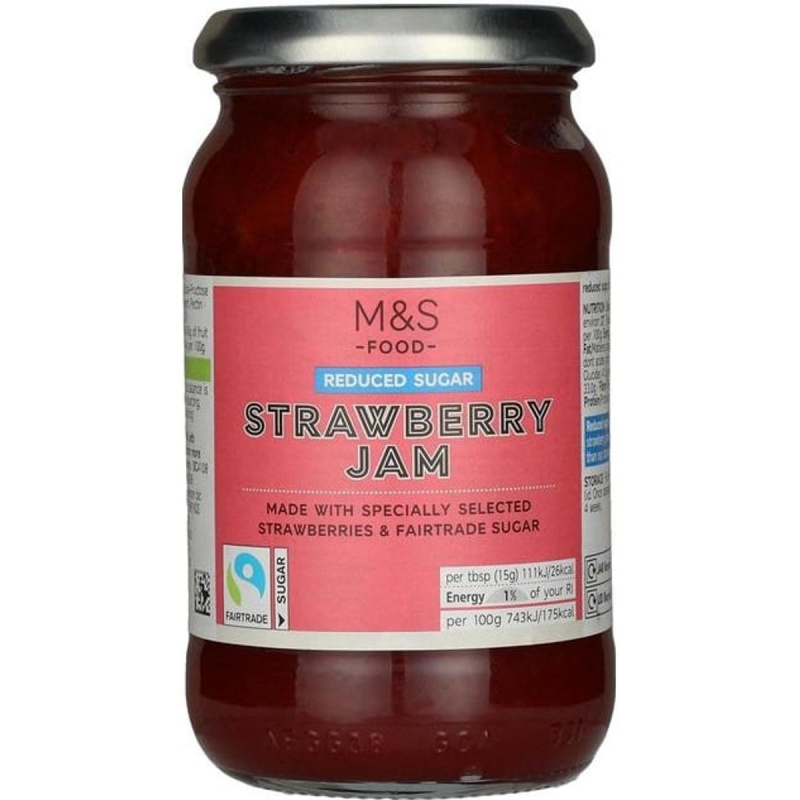 Marks & Spencer Jahodový džem se sníženým obsahem cukru