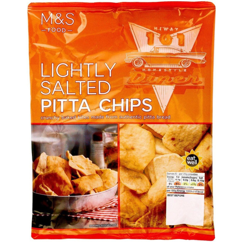 Marks & Spencer Pita chipsy jemně solené