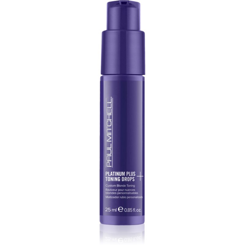 Paul Mitchell Platinum Plus Toning Drops pigmentové kapky pro zesvětlené, melírované studené blond vlasy 25 ml