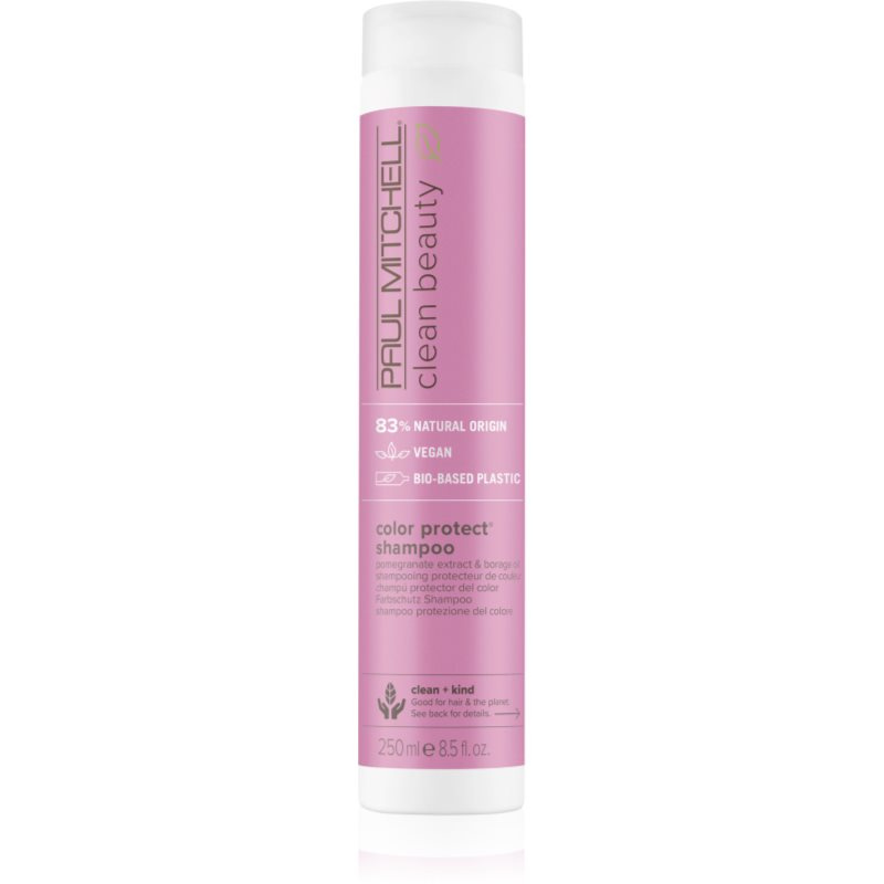 Paul Mitchell Clean Beauty Color Protect Shampoo fialový šampon pro zesvětlené, melírované studené blond vlasy 250 ml