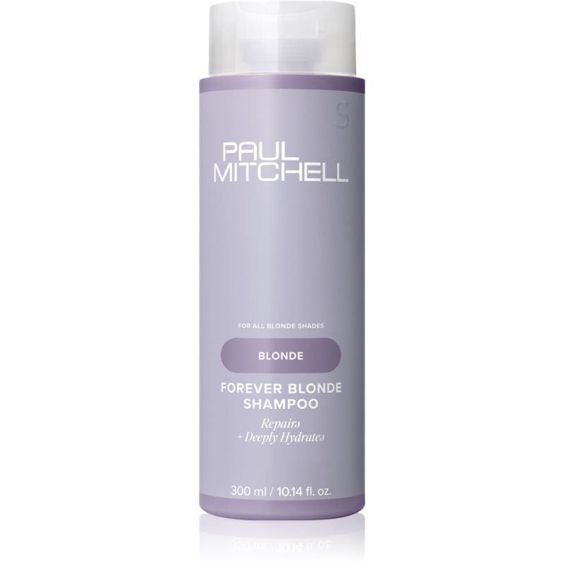 Paul Mitchell Blonde Forever Blonde Shampoo fialový šampon pro zesvětlené, melírované studené blond vlasy 300 ml