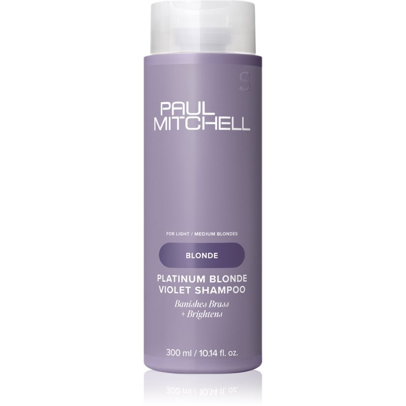Paul Mitchell Blonde Platinum Blonde Violet Shampoo fialový šampon pro blond a šedivé vlasy 300 ml