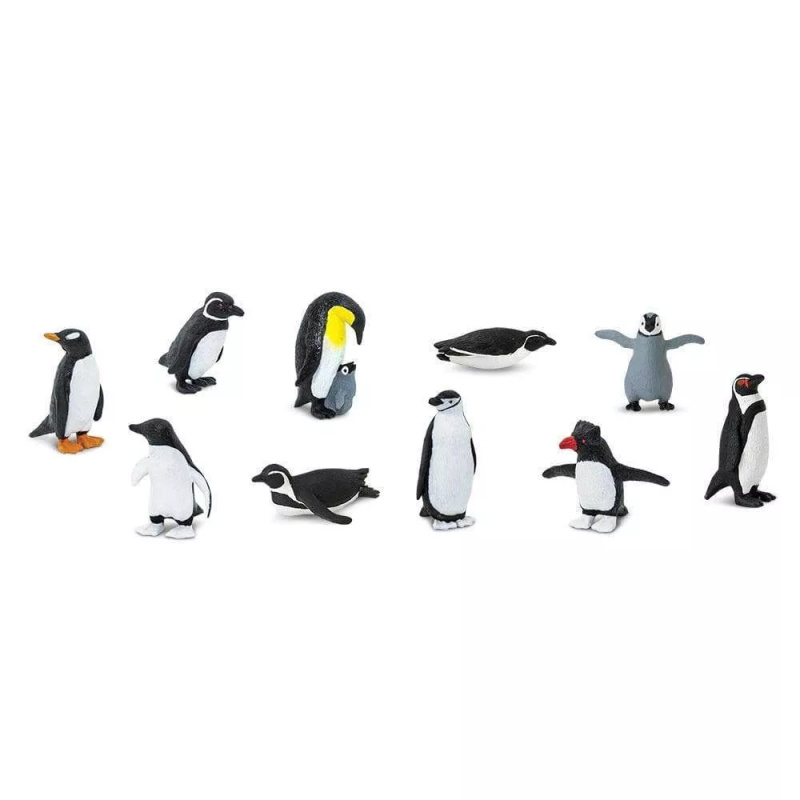 Safari Ltd. tučňáci – velká sada 48 figurek