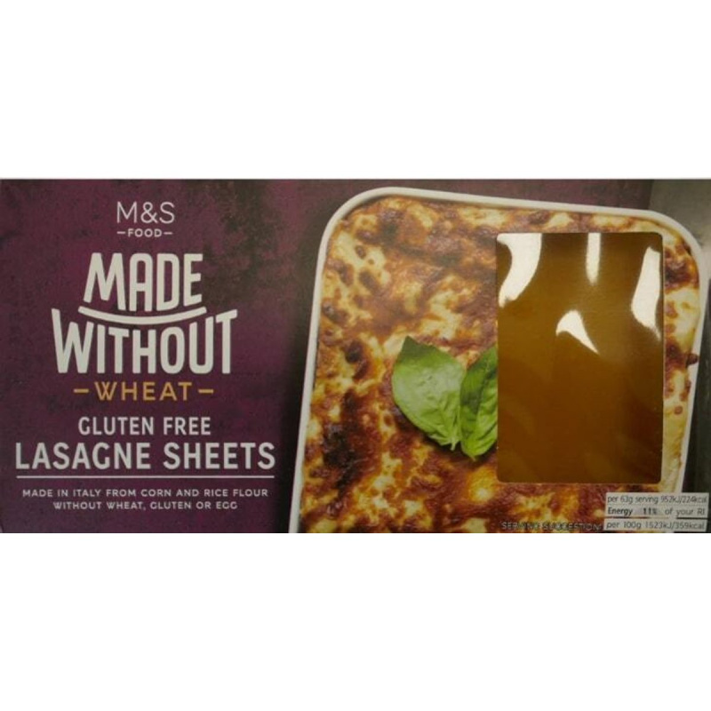 Marks & Spencer Lasagne z kukuřičné a rýžové mouky bezlepkové