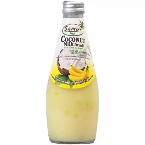 SAMUI kokosový mléčný nápoj a dužiny s banan přichutí 290ML